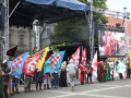 Aufstellung der Vereineauf dem Festplatz