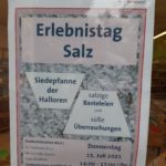 Vor der Bibliothek in Halle-Neustadt – Sieden für die „Leseratten“ der Schulen